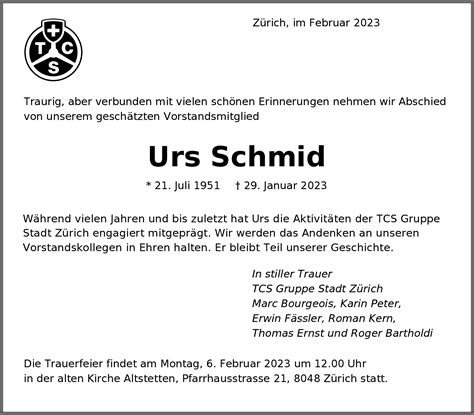 Urs Schmid Hommages