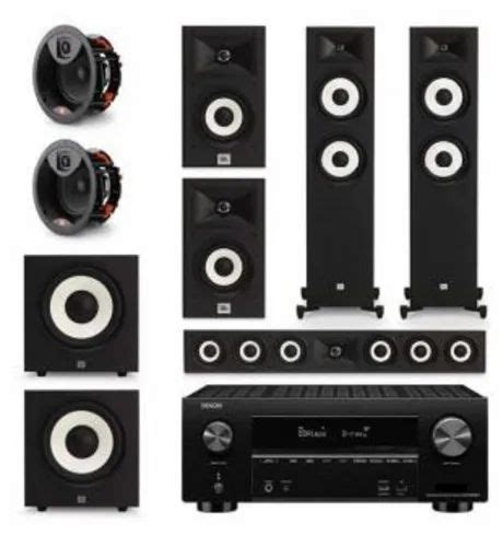 Jbl Stage Dolby Atmos Premium Tower Pack Home Theatre With Denon