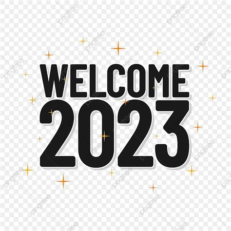 Welcome 2023 Vector PNG Images, Welcome 2023, Welcome, 2023, Poster PNG ...