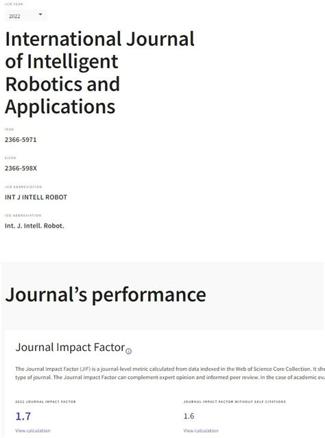 When Journals Impact Factor For 2023 Will Release Researchgate