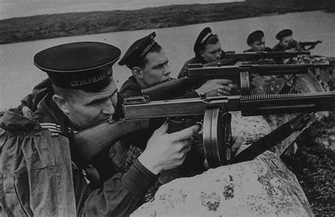 Soviet Naval Infantry Training With M1928a1 Thompson Guns R Forgottenweapons