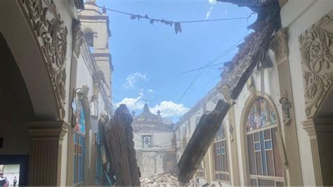 Derrumbe Del Techo Del Templo Parroquial De San Gregorio Magno En