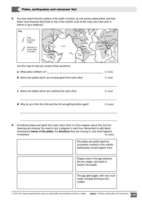 Tectonic Plate Practice Worksheet Answer Key Plate Tectonics Practice Questions And Answers