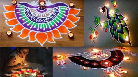 Diwali Rangoli New Designs Beautiful And Simple Pictures Rangoli Bnane Ke Easy Tips Stmp