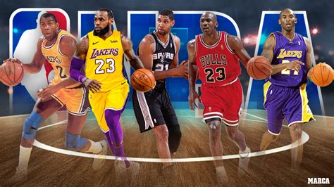 Nba Las Leyendas Nba Eligen Al Mejor Quinteto De La Historia ¿con