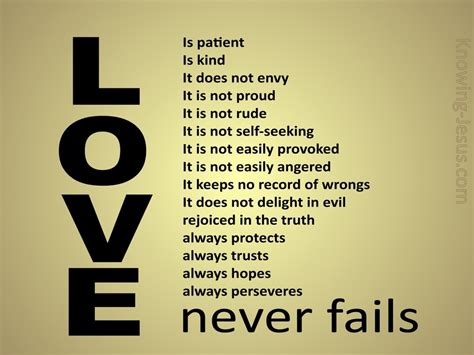 1 Corinthians 138 Love Never Fails Gold