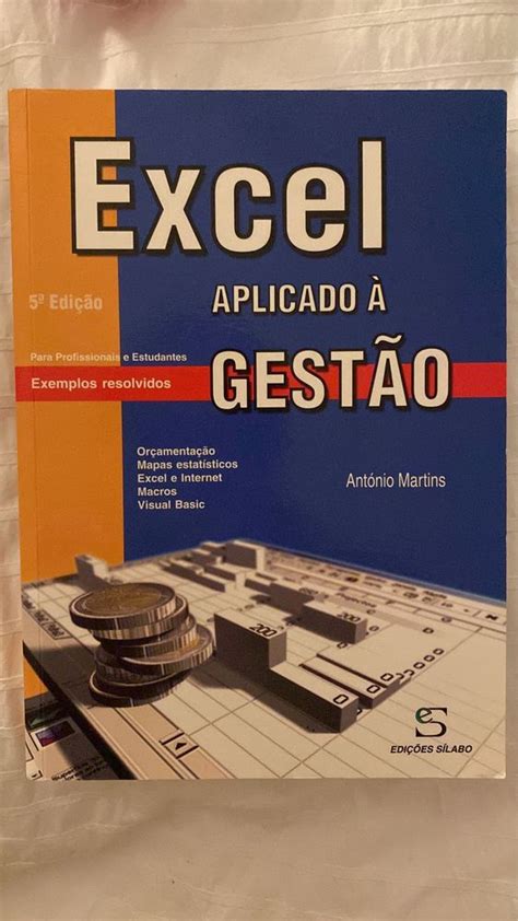 Livro EXCEL aplicado à gestão Odivelas OLX Portugal