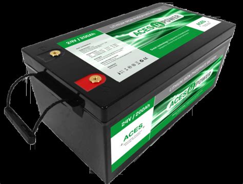 ACES Lithium LiFePO4 Batt 24V 200HFA BT Off Grid Power Station