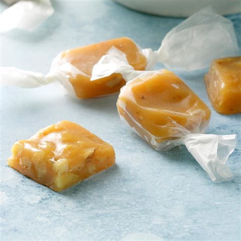 16 Homemade Caramel Candy Recipes Taste Of Home