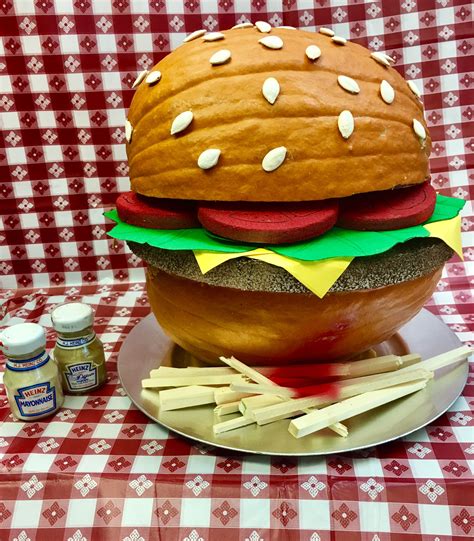 Pumpkin Burger And Fries Quenzel Marketing Agency Annual Pumpkin