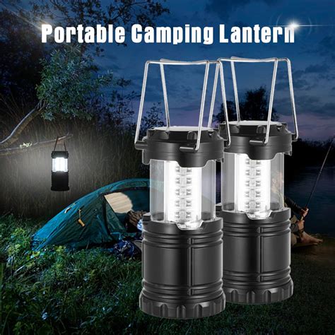 Pcs Camping Lamp Camping Tent Light Portable Hiking Lantern Led Light