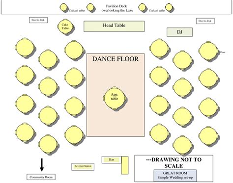 Outdoor Wedding Floor Plan - floorplans.click