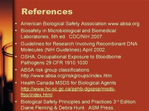 The Basics Of Chemical Biological Safety For