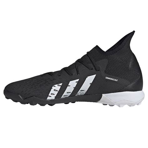 Czarno białe buty piłkarskie turfy Adidas Predator Freak 3 TF FY1038