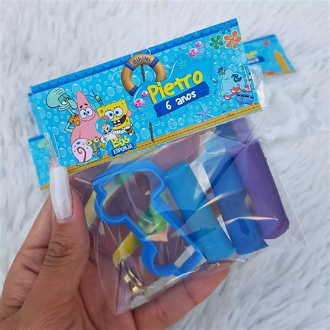 Kit Massinha Cortador Bob Esponja Elo7 Produtos Especiais