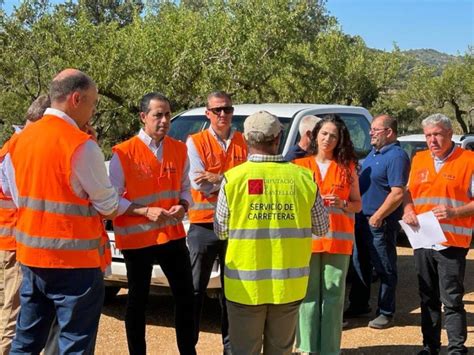 Continuan Las Obras De La CV 154 En El Tramo Entre La Serratella Les