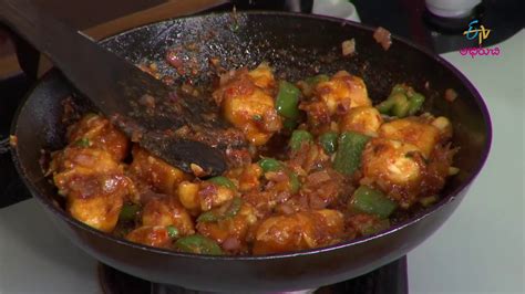 Schezwan Paneer Quick Recipes ETV Abhiruchi YouTube