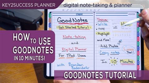 GoodNotes 5 Tutorial Basic Tips To Digital Note Taking On The IPad