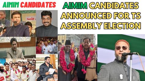 Aimim Candidates Announced For Telangana Assembly Election Asaduddin