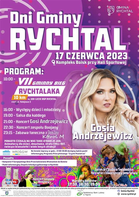 Dni Gminy Rychtal Oraz Vii Gminny Bieg Rychtalaka Czerwca Roku