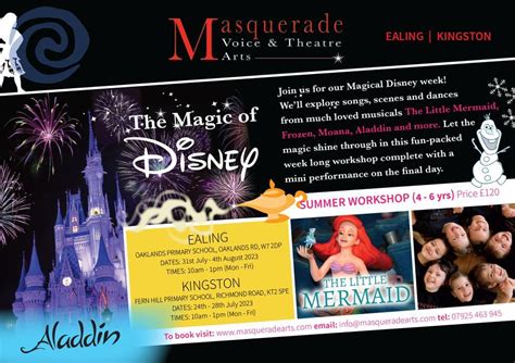 Ealing Workshops Masquerade Theatre Arts