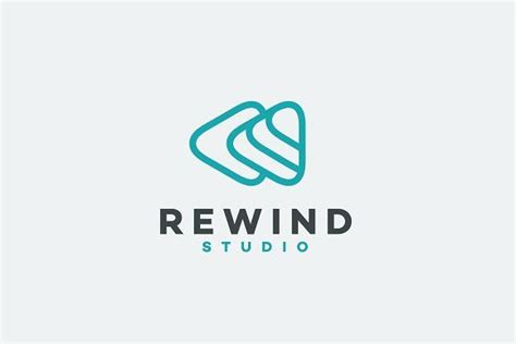 Creative Rewind Logo Design Template | Logo design template, Logo design, ? logo