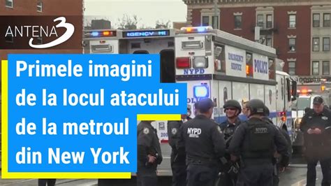 Primele Imagini De La Locul Atacului De La Metroul Din New York Youtube