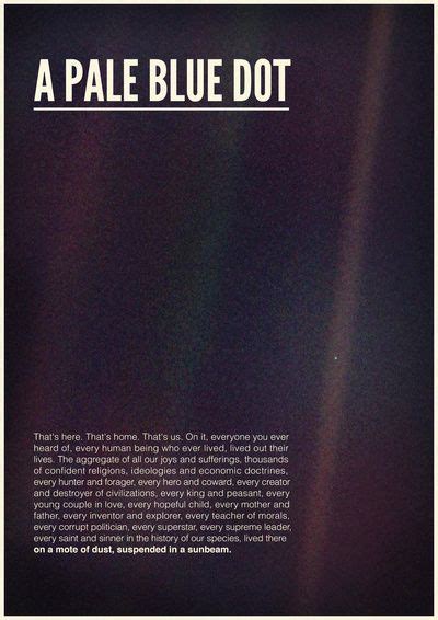 técnico Útil Expresión carl sagan pale blue dot poster triste interior Apto