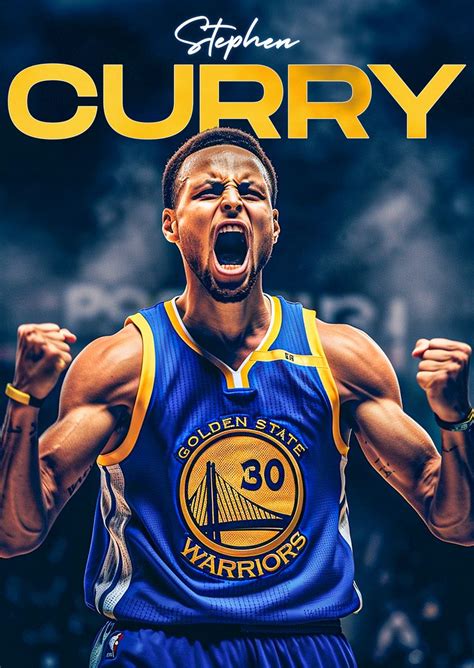 Buy Printable Steph Curry Poster High Quality Wall Art For Teenagers