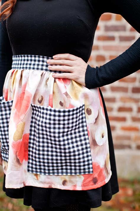 Sew Your Own Half Apron A Beautiful Mess