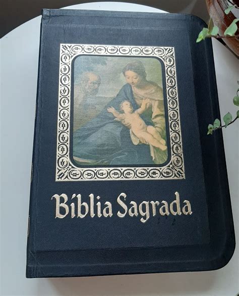 1 Bíblia Sagrada Edição Ecumênica Barsa Móvel p Casa Bíblia Usado