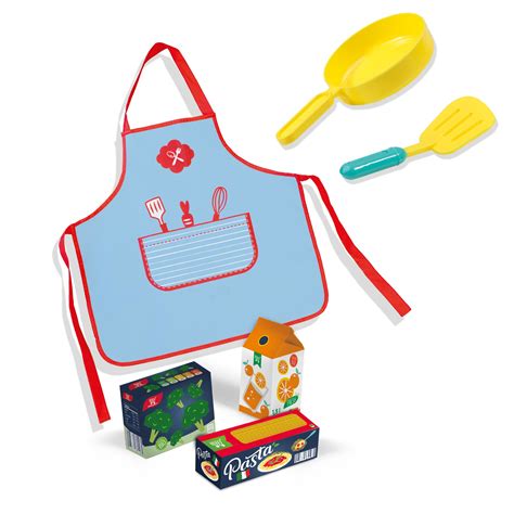 Kit Brincar Ao Faz De Conta Chef De Cozinha Clara Baby