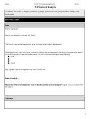 Understanding Geographic Analysis Exploring Scales And Data Course Hero