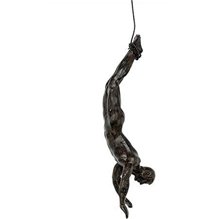 SN Handicrafts Creative Retro 1 Bungee Jumping Resin Wall Art Iron