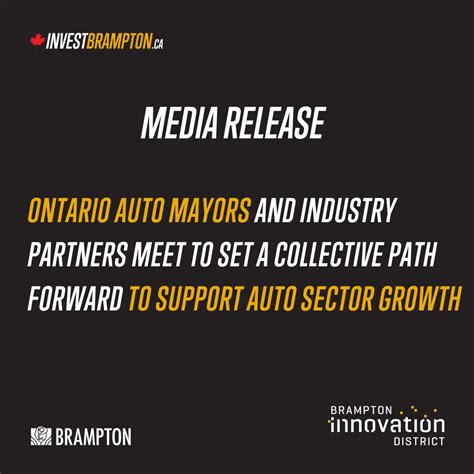 Revving Up For Innovation Brampton Hosts 2023 Ontario Auto Mayors