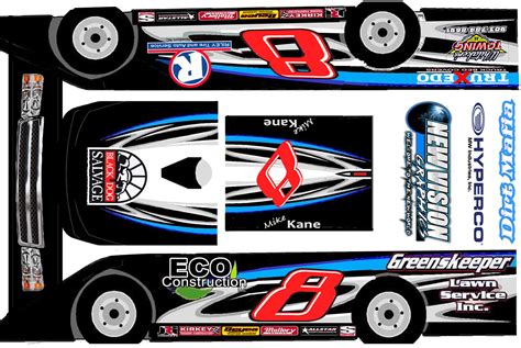 Dirt Late Model Decals Album Custompaint Photo And Video
