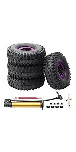 Amazon Rchobbytop Pack Rc Tires Inflatable Od Mm Mud