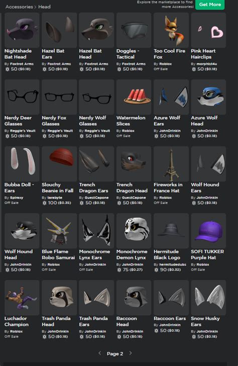 Roblox fails to load past 50 accessories on both avatar editors. Can not see all outfits on ...