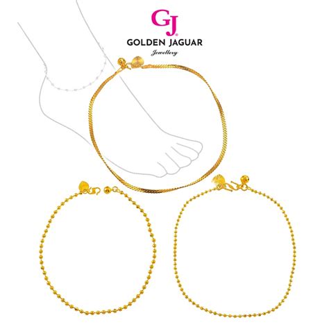 Gj Jewellery Emas Bangkok Emas Korea K Gold Plated Anklet Gelang Kaki