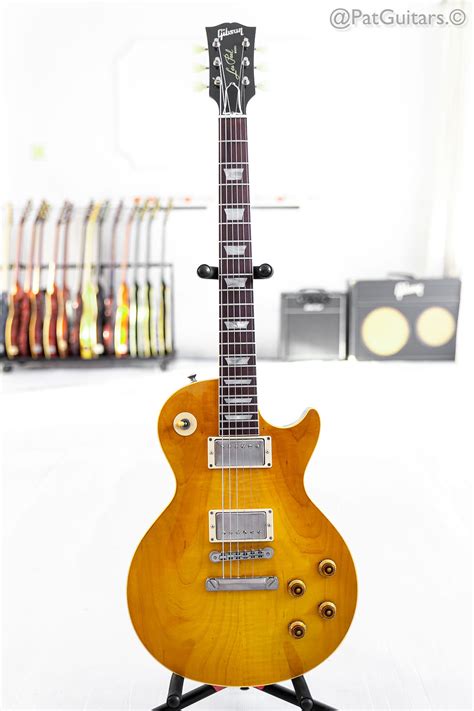 2001 Gibson Custom Shop Historic Collection 58 Les Paul Reissue In Butterscotch Patguitars