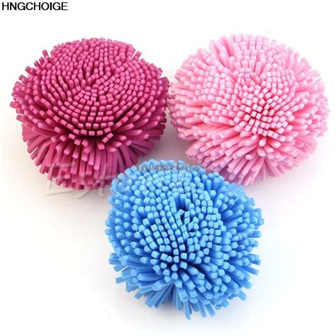 1pc Loofah Soft Felling Bath Shower Eva Sponge Brush Puff Ball Easy