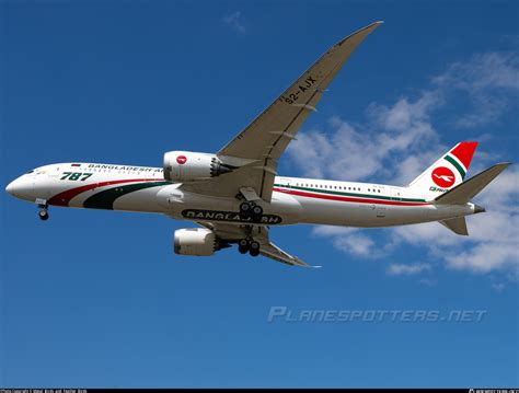 S Ajx Biman Bangladesh Airlines Boeing Dreamliner Photo By Metal