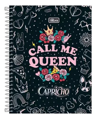 Caderno Espiral Cd Univer Mat Capricho Folhas Tilibra Mercadolivre