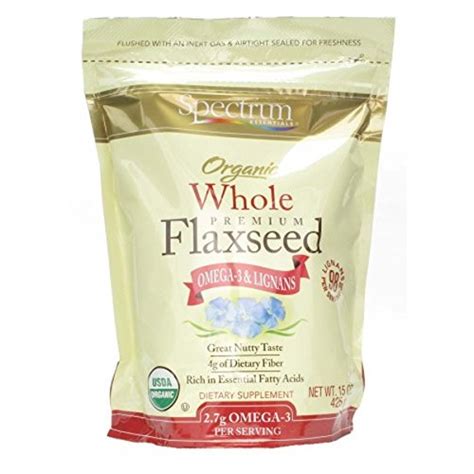 Spectrum Organic Whole Flaxseed Oz Bag