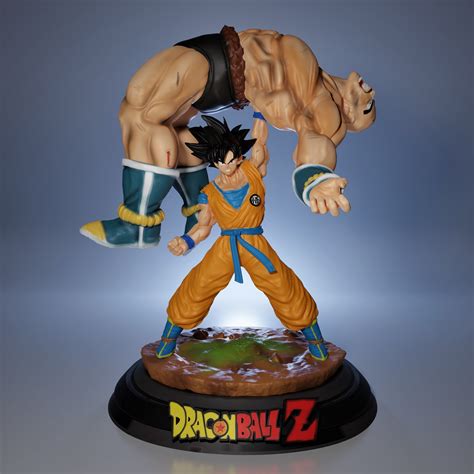 Goku Vs Nappa MẪu In 3d