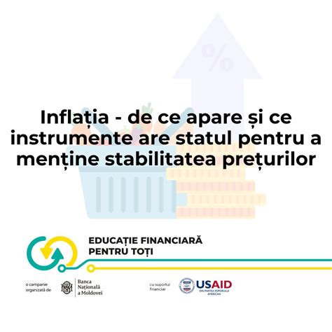 Inflația de ce apare și ce instrumente are statul pentru a menține