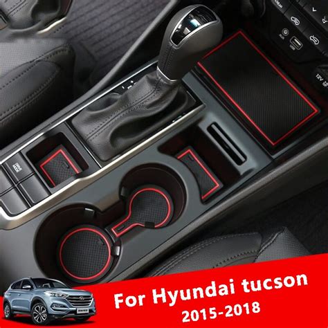 For Hyundai Tucson Rubber Mat Car Door Groove Mat Anti