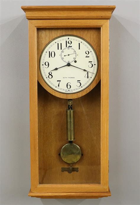 Seth Thomas Regulator No 4 Wall Clock Clockpricescom