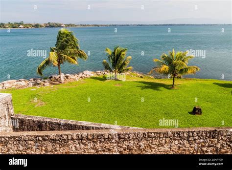 View From Castillo De San Felipe Spanish Colonial Fort At The Entrance