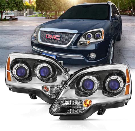 AmeriLite Faros Delanteros De Repuesto Para GMC Acadia 2007 2012 GMC